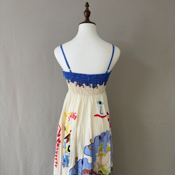 ALEMAIS Women’s Nadia Linen Maxi Dress - Picture 10 of 12